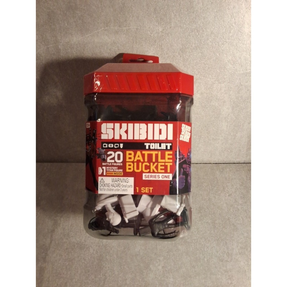 Skibidi Toilet Battle Bucket Series 1 Set of 20 Figures Mystery Titan 1350